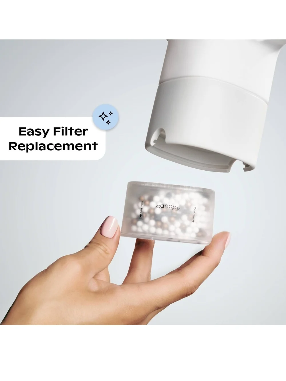 White 2-in-1 Bath Tub Filter & Spout Cover